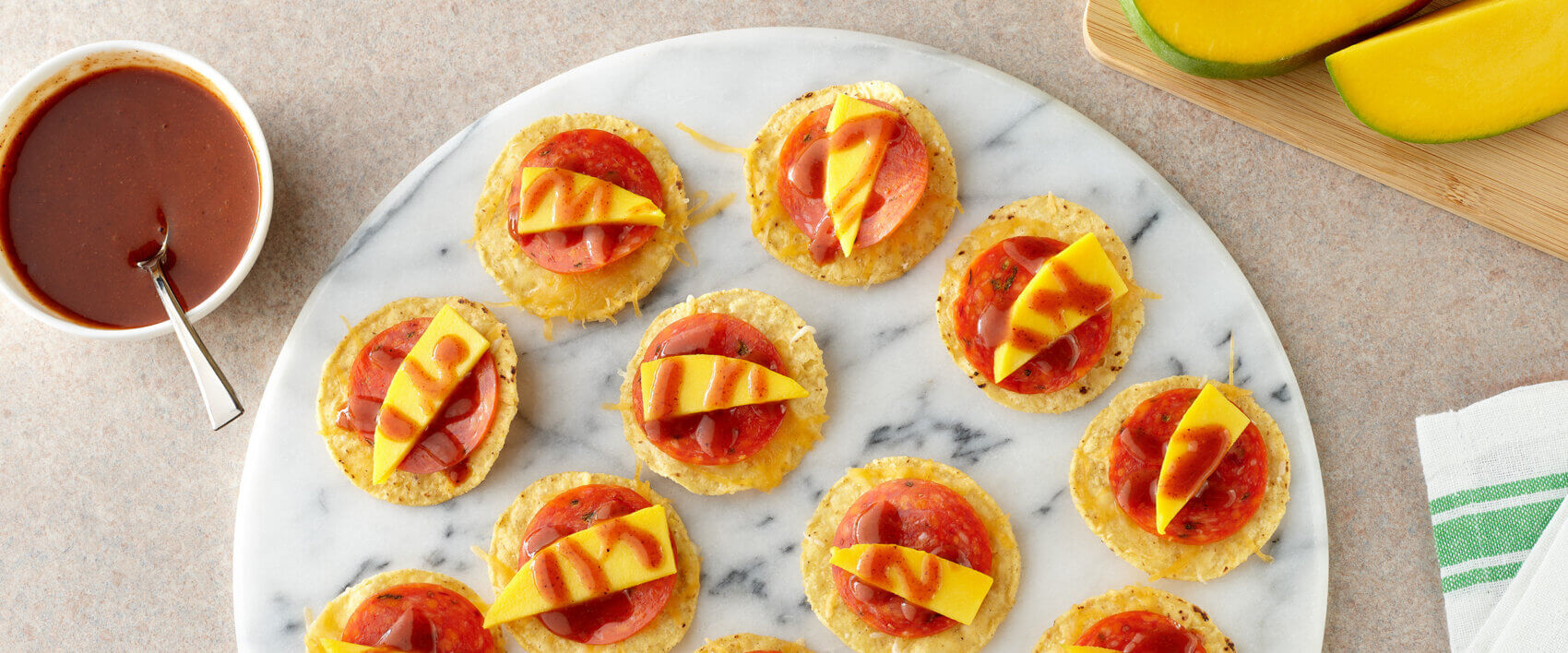 Tortilla Chip Stackers with Jalapeno Pepperoni - HORMEL® Pepperoni