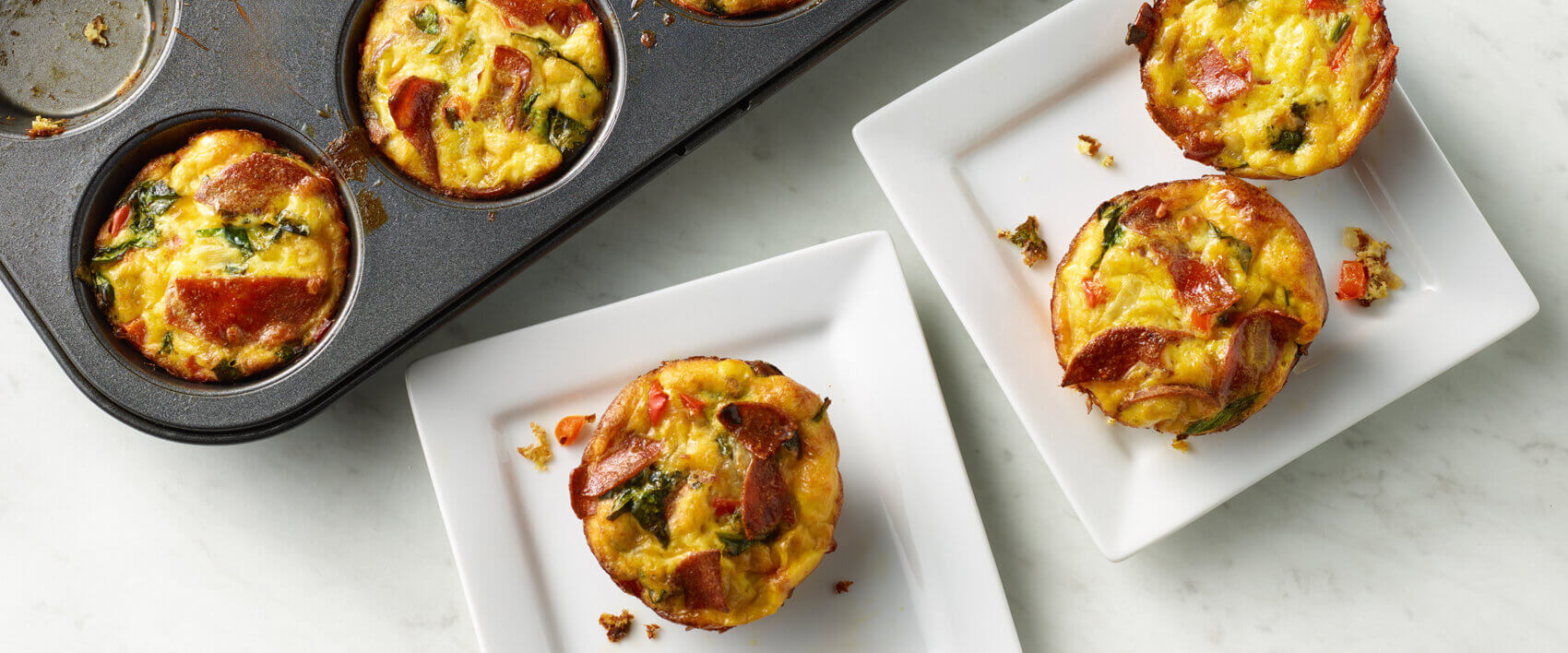 Turkey Pepperoni Egg Muffins HORMEL® Pepperoni