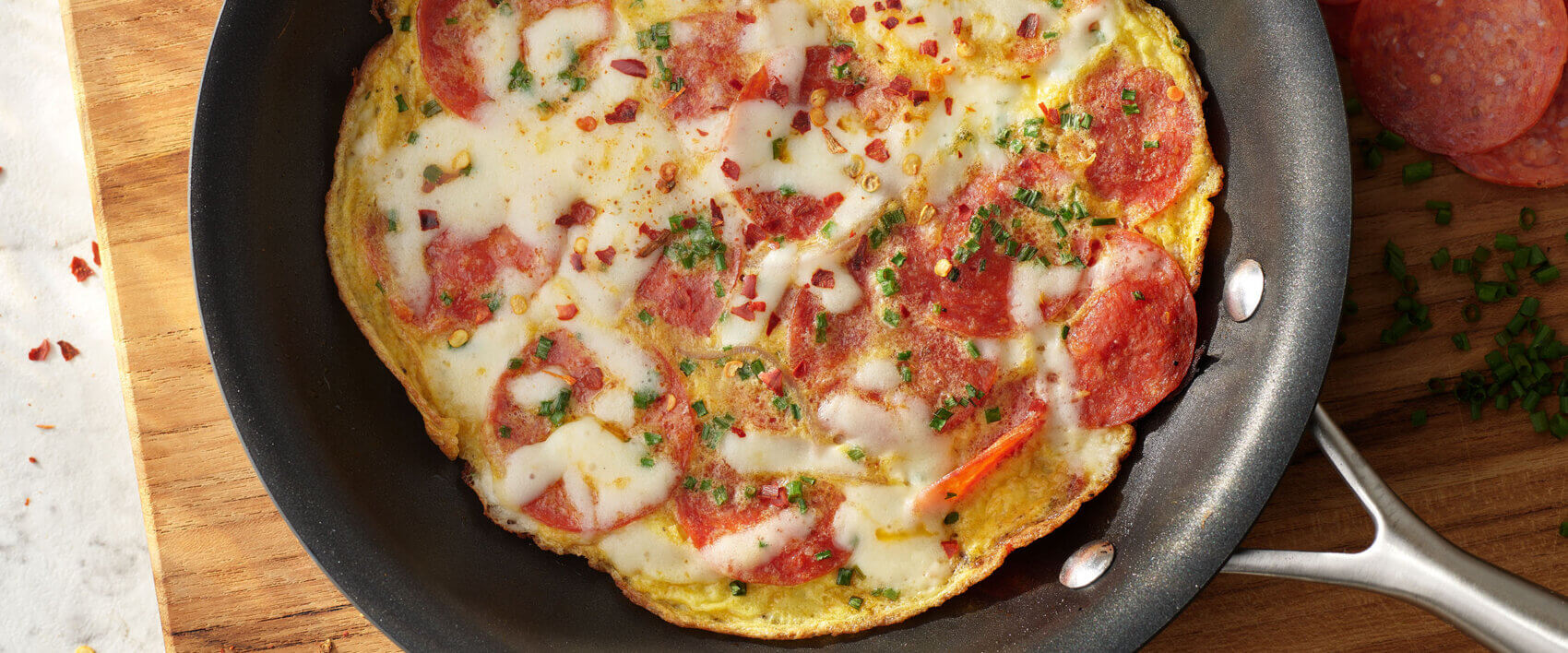 Pepperoni Omelet for One HORMEL® Pepperoni
