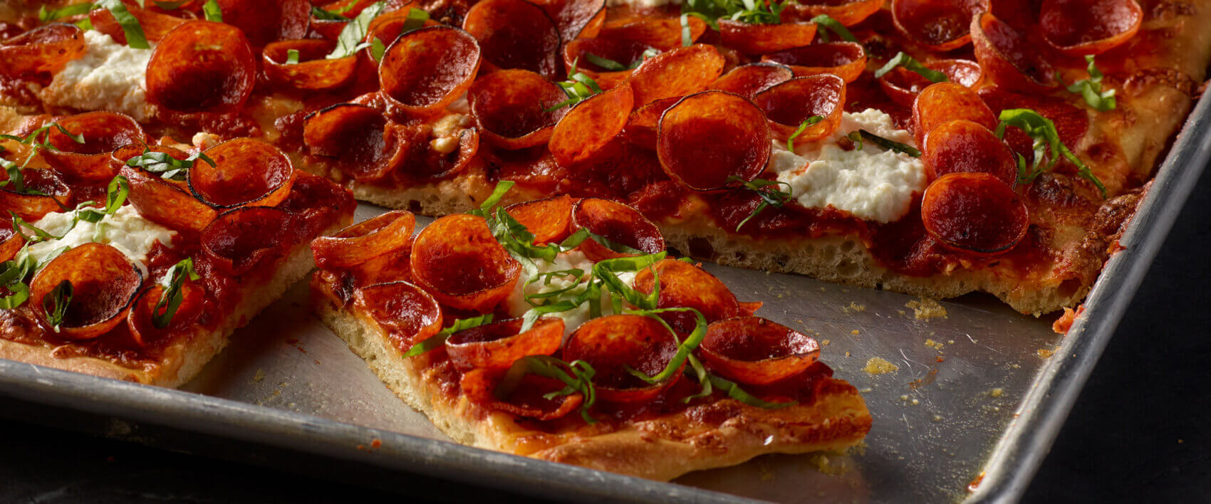 Cup N' Crisp Pepperoni Grandma Pie HORMEL® Pepperoni
