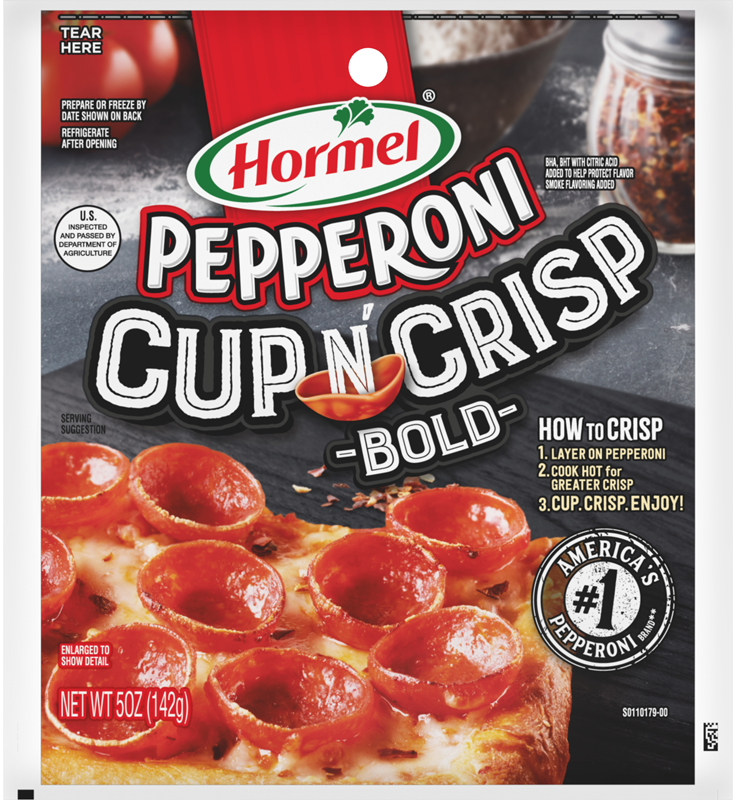 Cup and Crisp Bold Pepperoni package