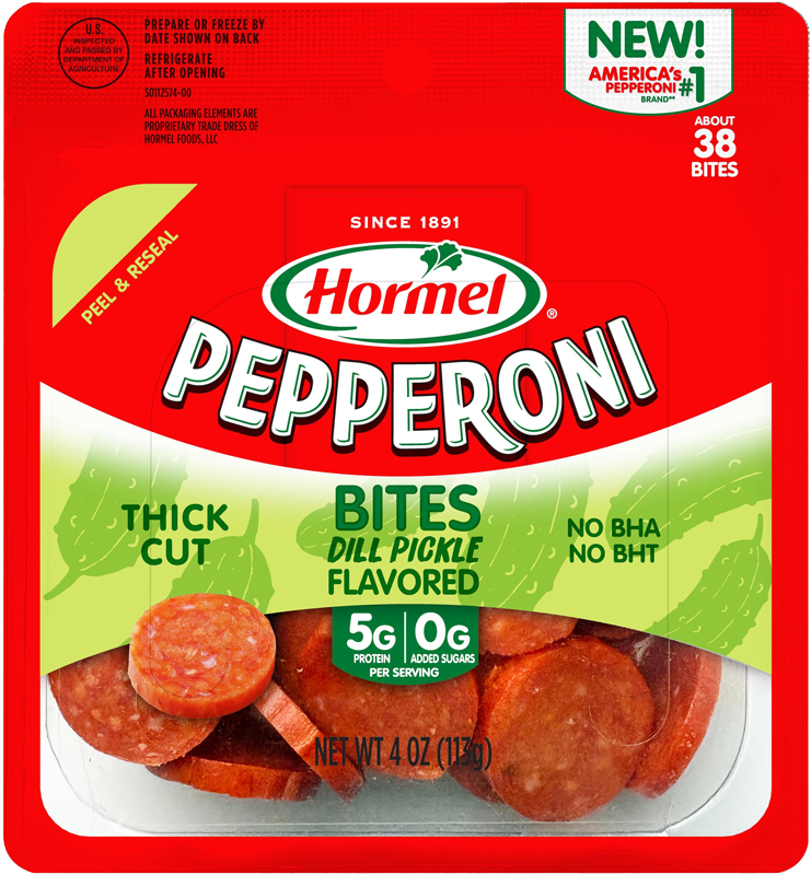 HORMEL® Pepperoni Bites Dill Pickle Flavored