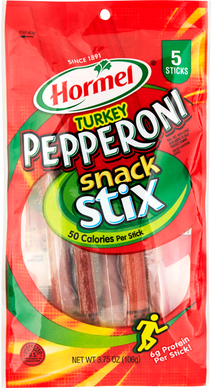 Turkey Pepperoni Stix package