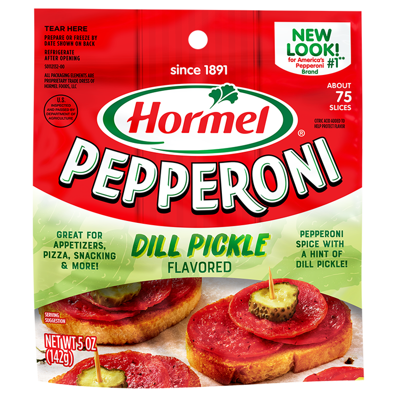 dill pickle flavored pepperoni