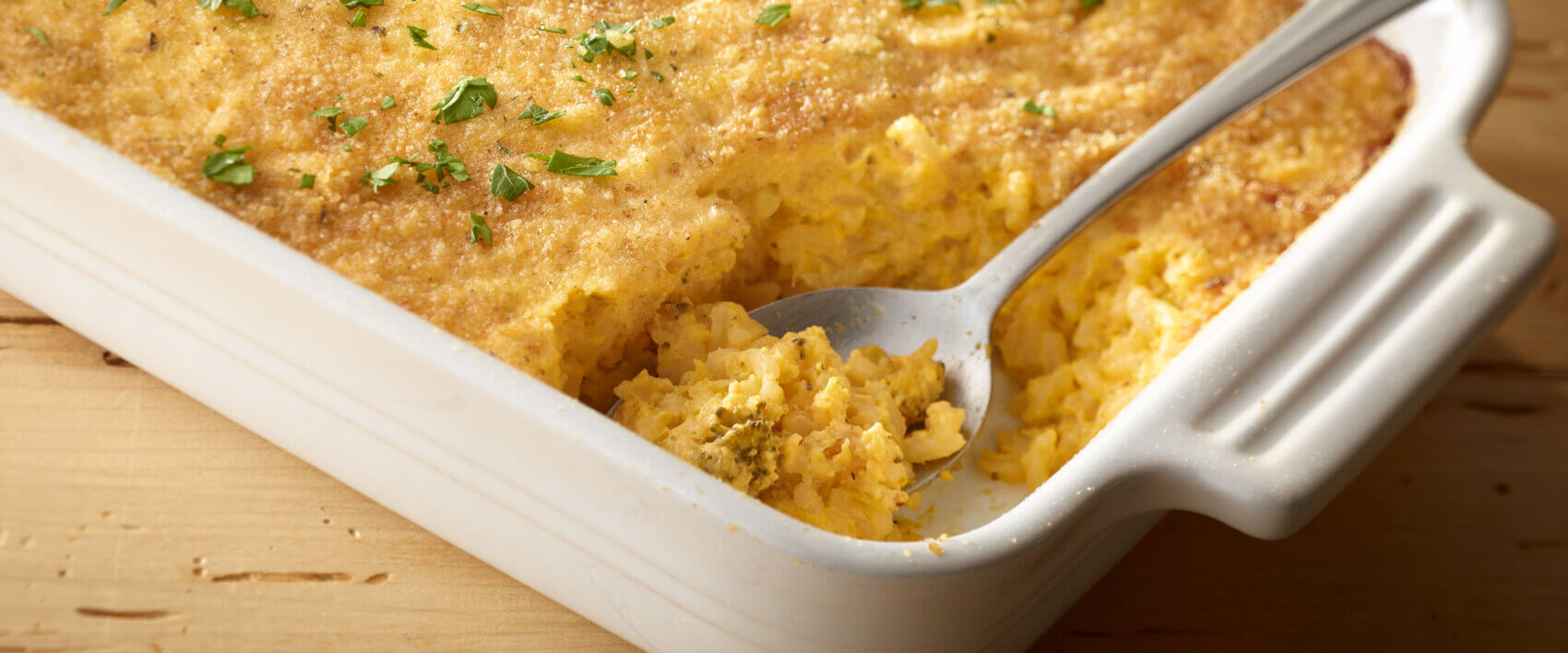 Cheesy Broccoli Rice Casserole - HORMEL® Side Dishes