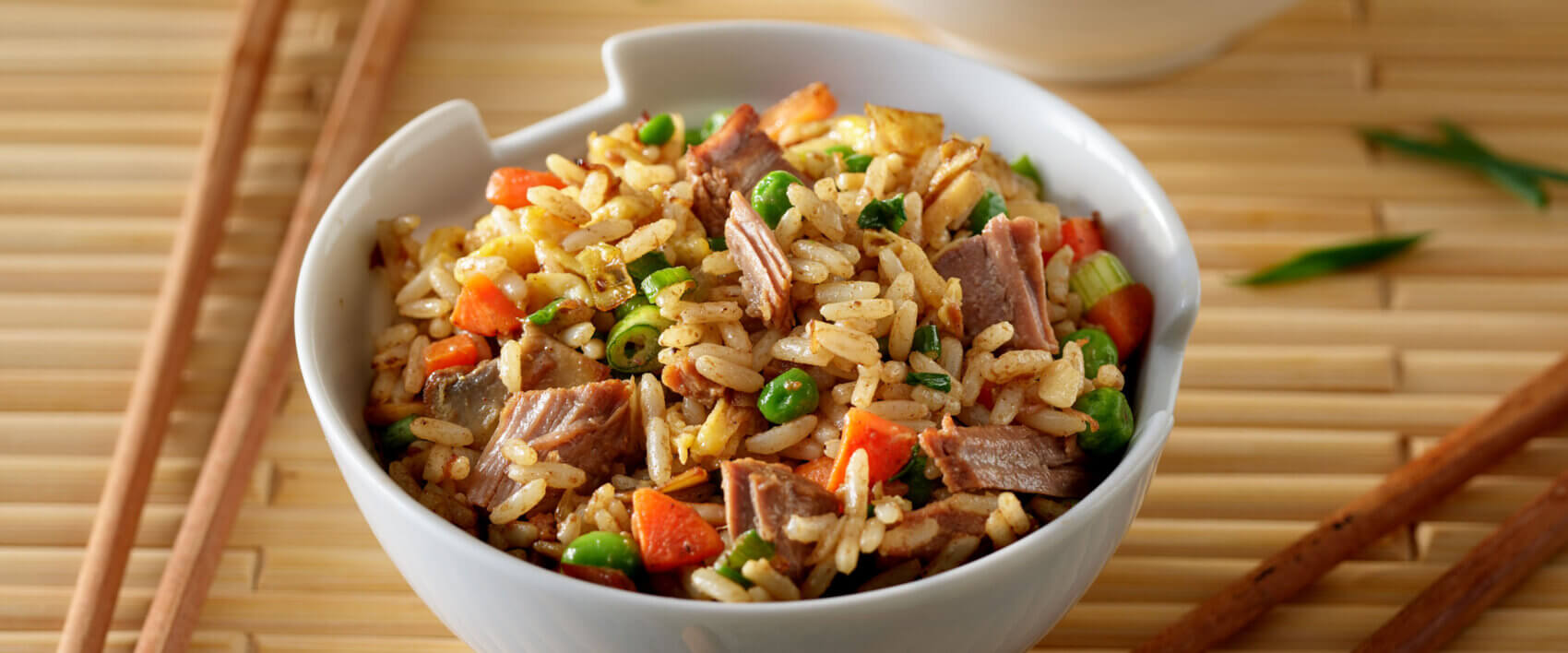 Beef Tips Fried Rice - HORMEL® SQUARE TABLE™ entrees