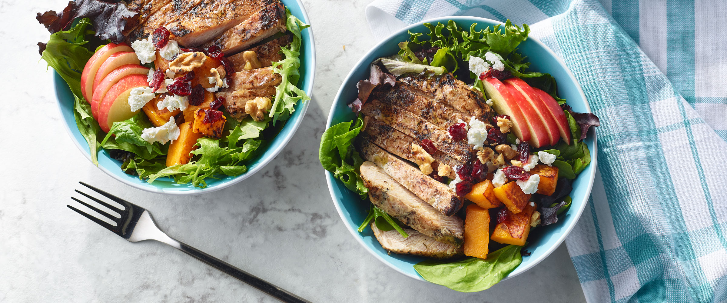 Pork Chop Autumn Salad
