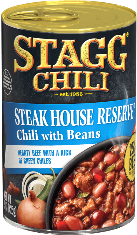 Steak House Reserve Chili with Beans can
