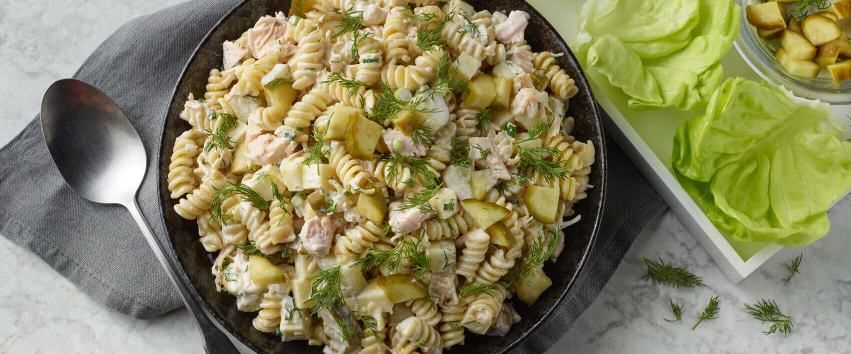 Dill Pickle Chicken Pasta Salad - VALLEY FRESH® chicken