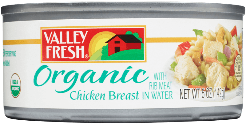 VALLEY FRESH® Organic Chicken Breast 5 oz can